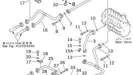 Трубка 207-62-61640 Komatsu