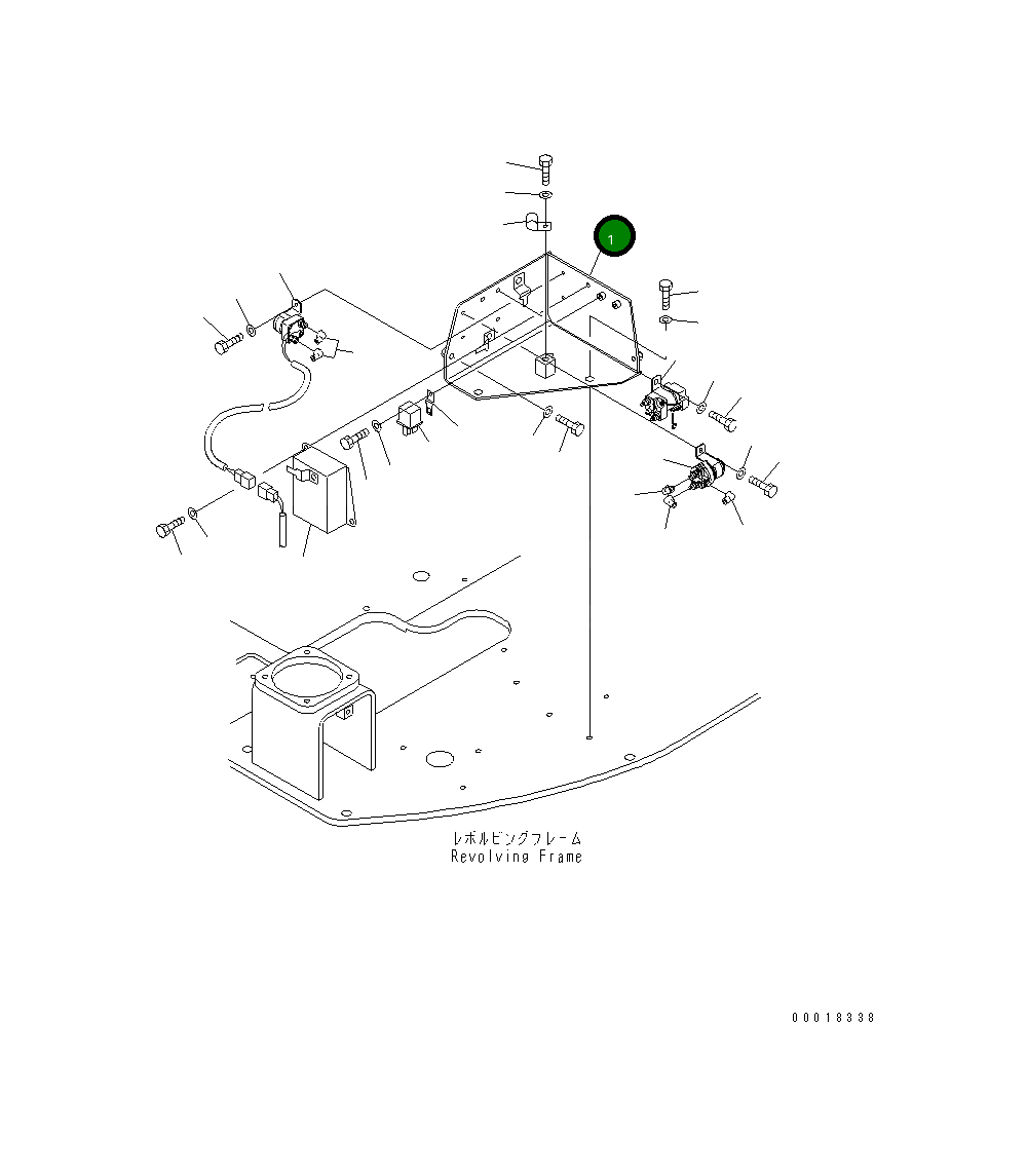 Кронштейн 22B-06-14590 Komatsu