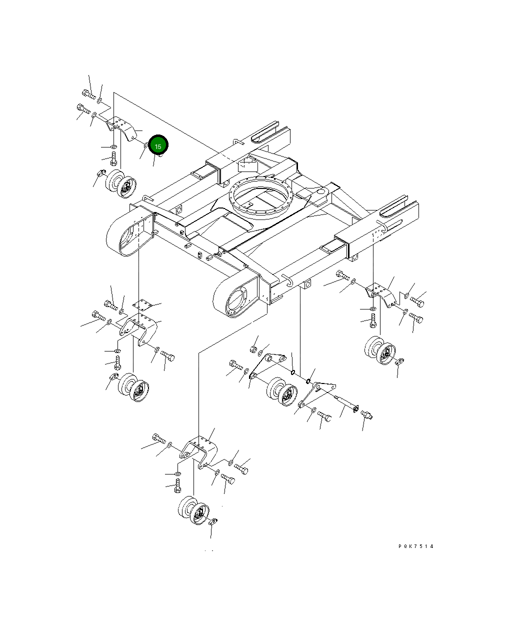 Кронштейн 10S-30-21460 Komatsu