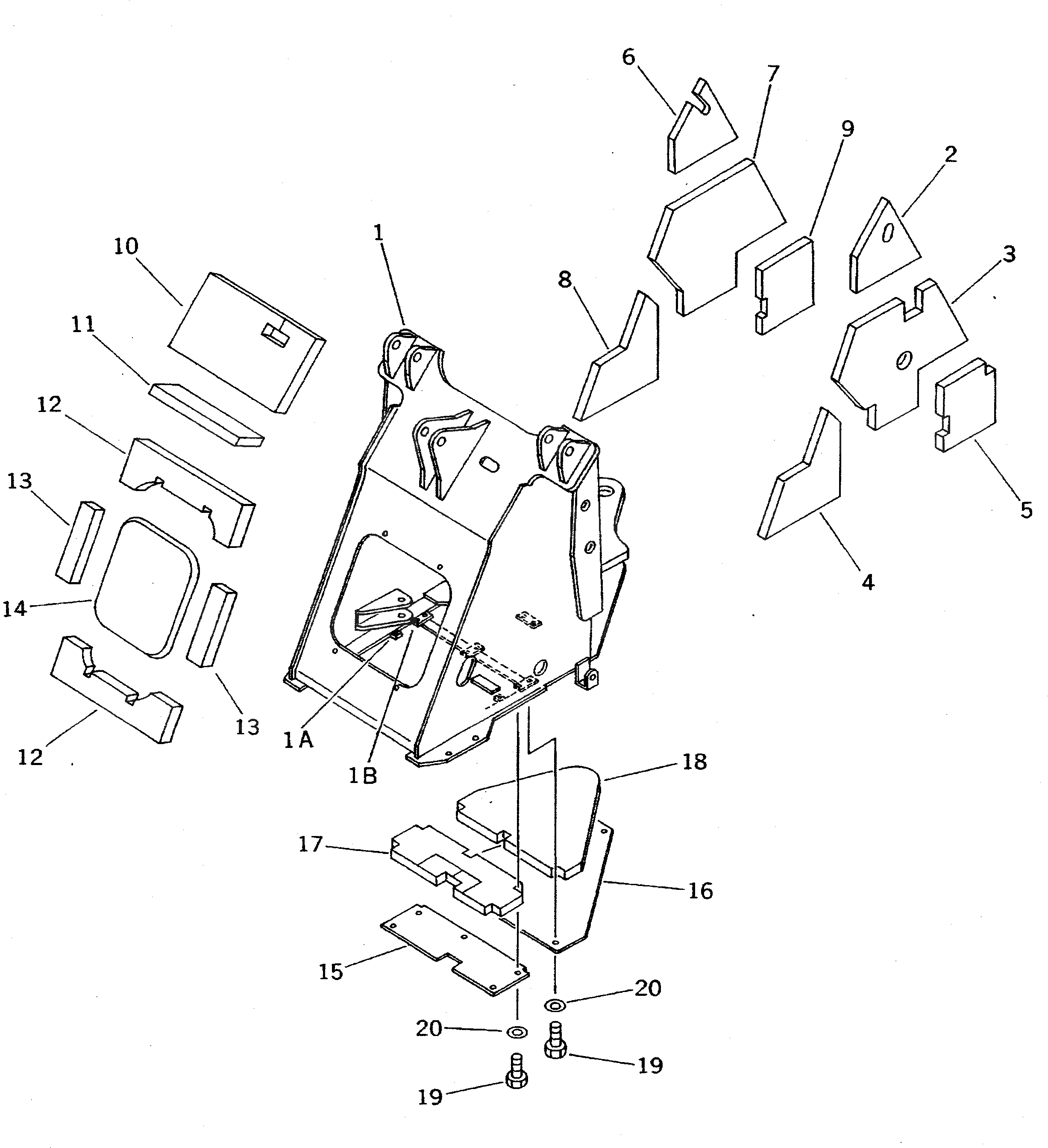 Лист 415-Z97-2640 Komatsu