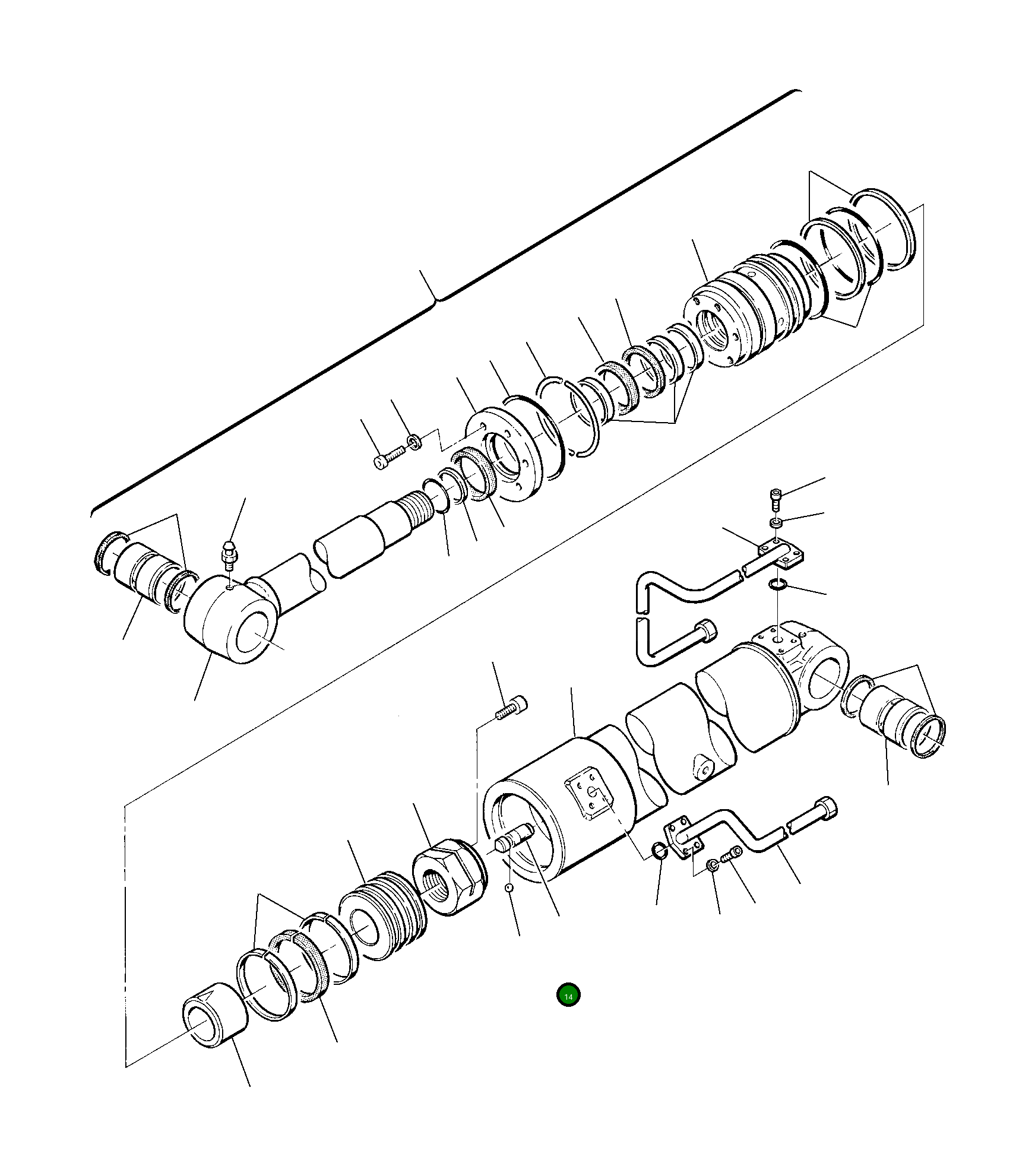 Палец 22E-61-11230 Komatsu