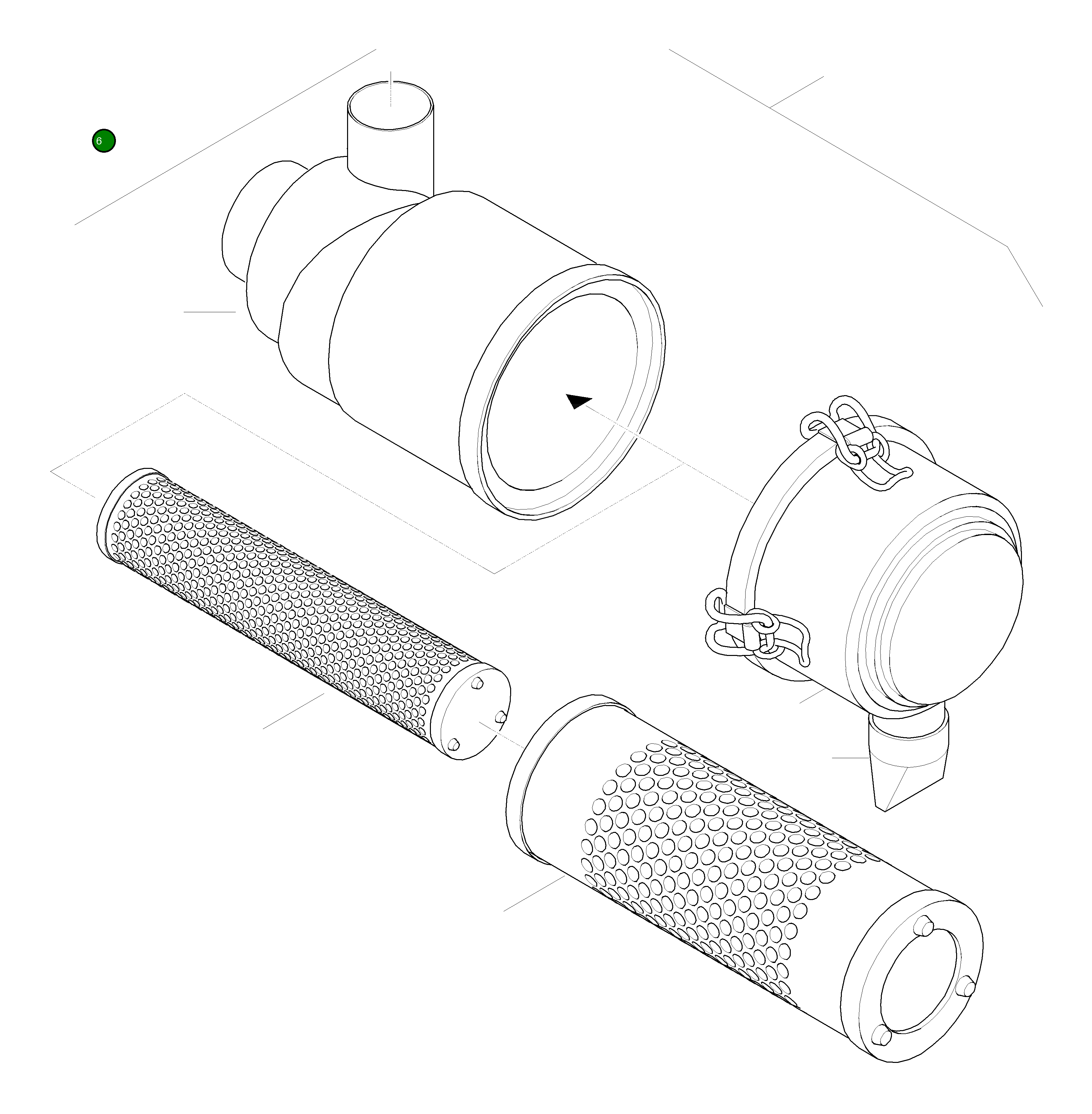 Корпус 424-01-H0P04 Komatsu