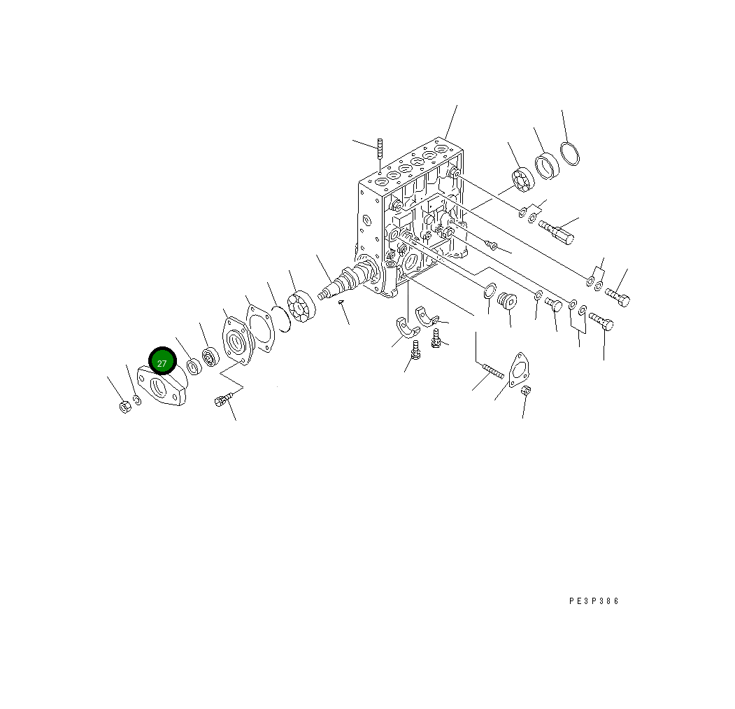 Муфта DK156639-0900 Komatsu
