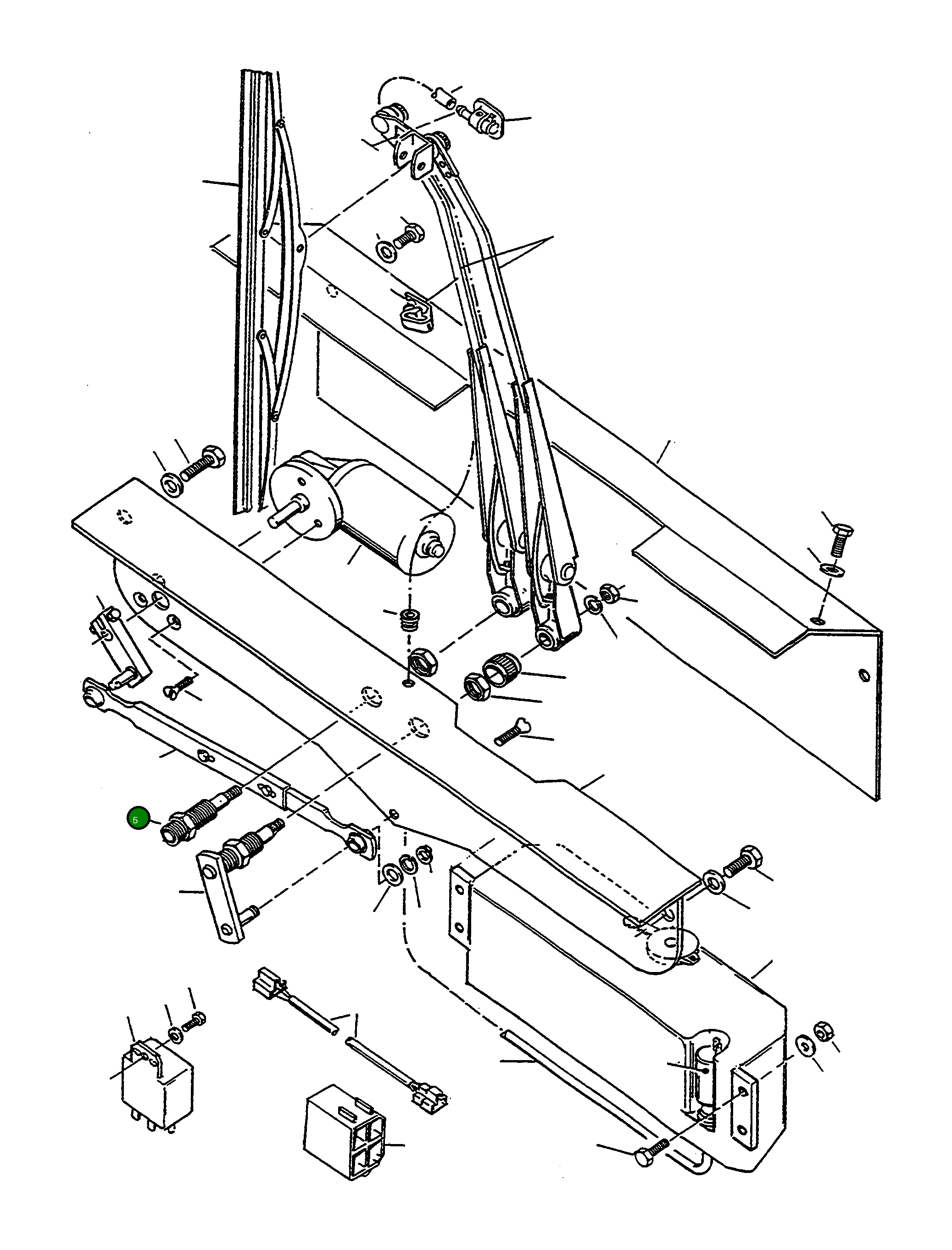 Опора 4201852M91 Komatsu