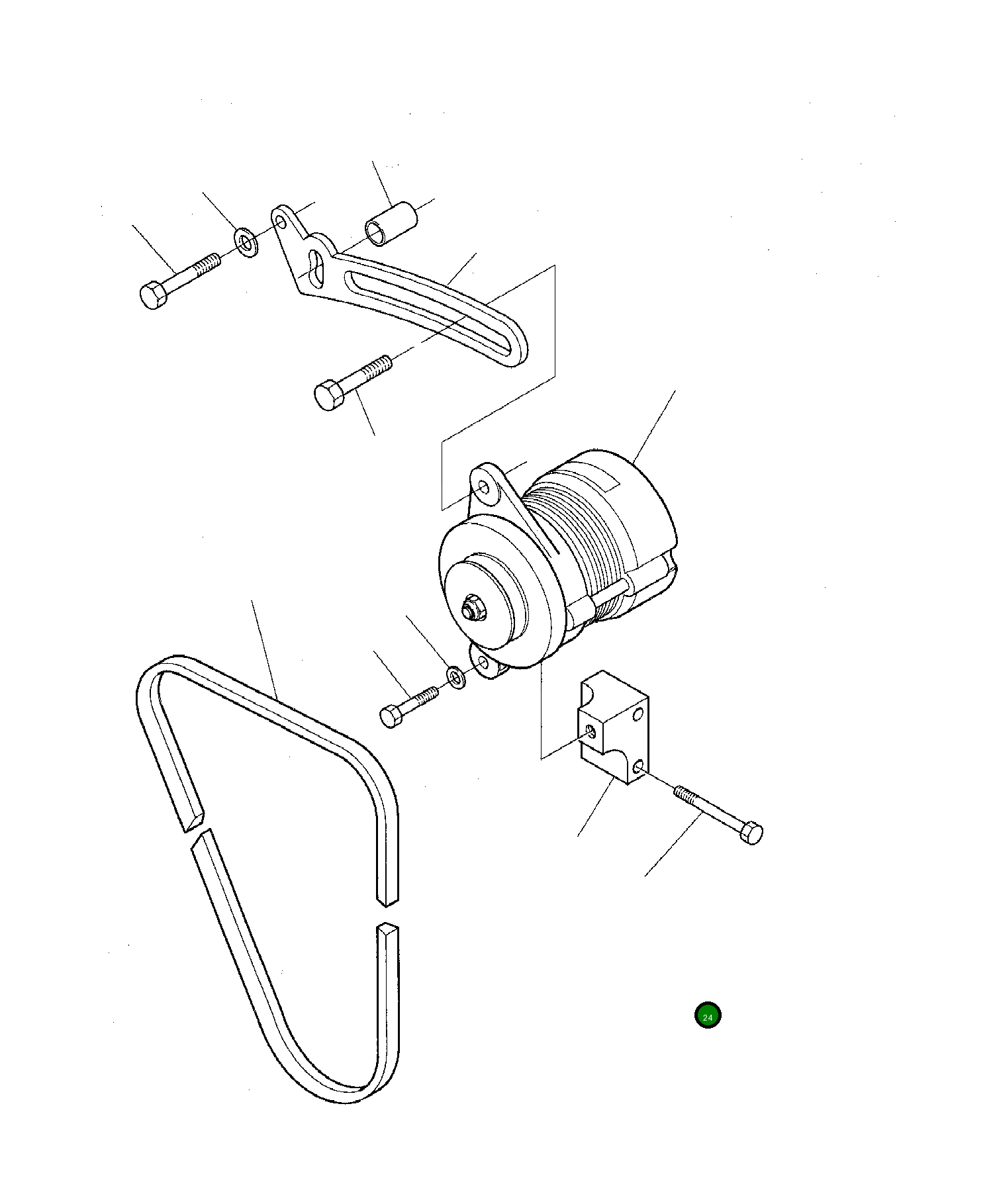 Кронштейн PKP000904 Komatsu