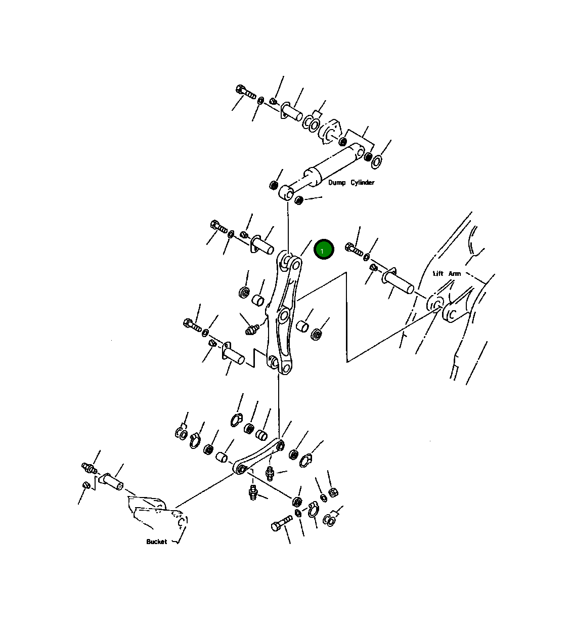 Коромысло 427-70-11170 Komatsu