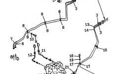 Трубка 427-62-11422 Komatsu