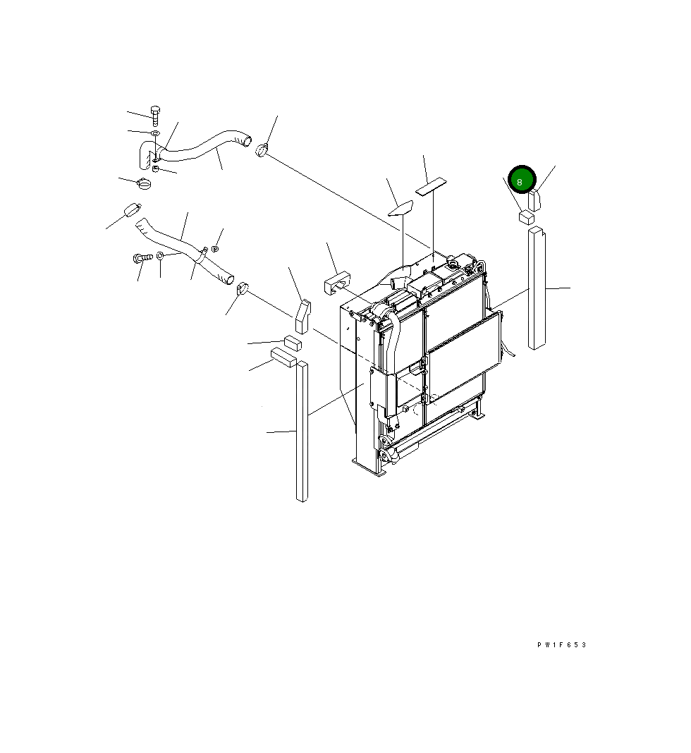 Лист 21K-03-71850 Komatsu