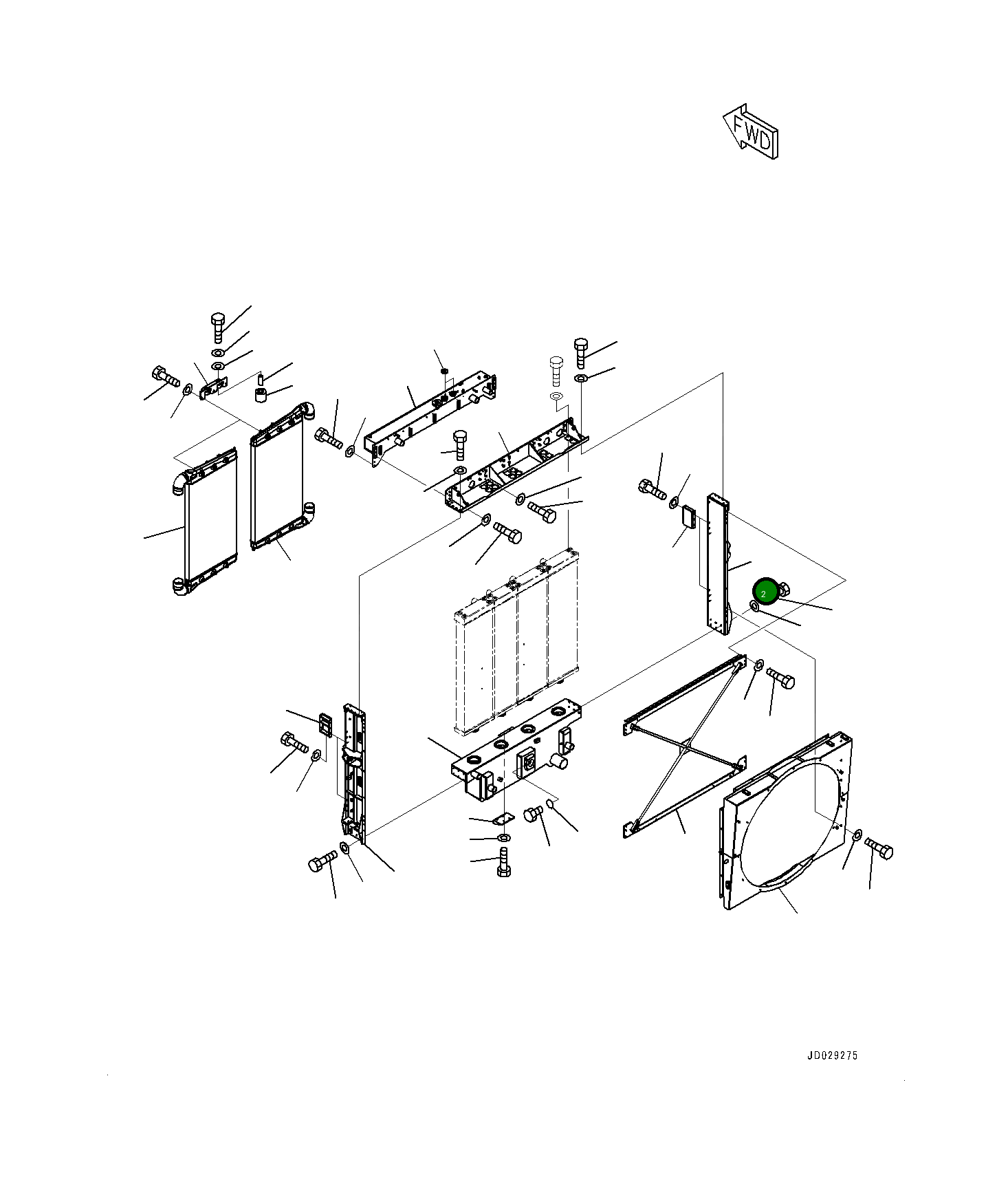 Опора 561-03-81132 Komatsu