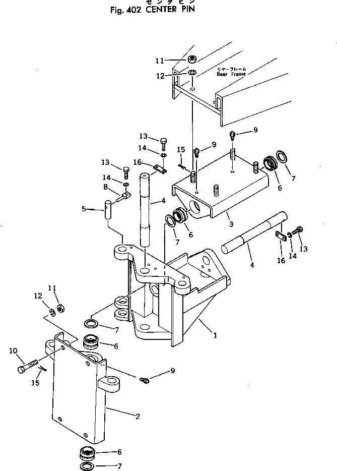 Палец 258-60-12740 Komatsu
