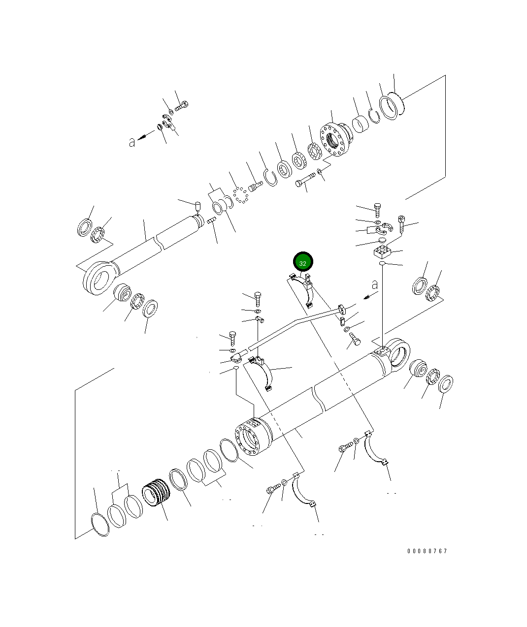 Кронштейн 707-88-28650 Komatsu