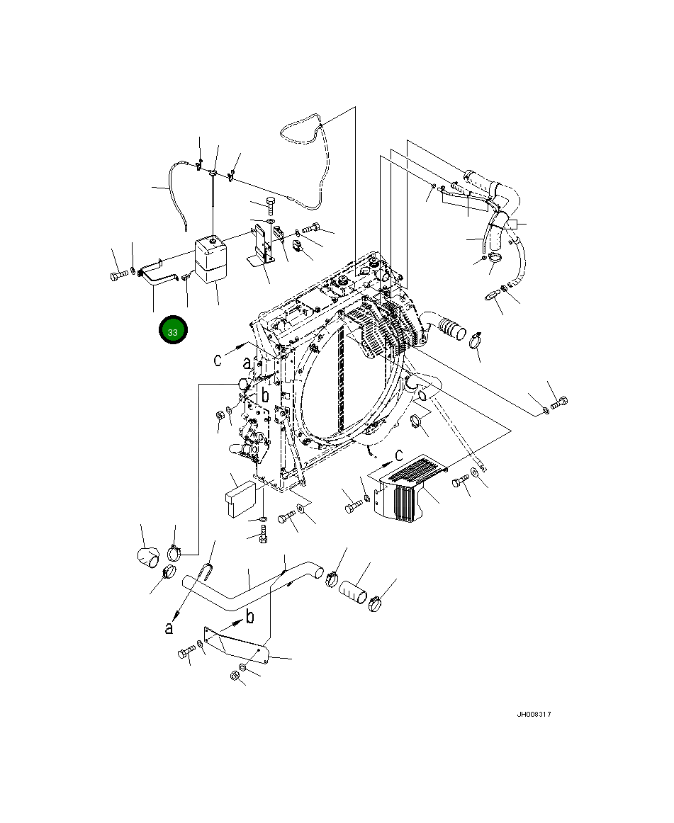 Лента 207-03-72711 Komatsu