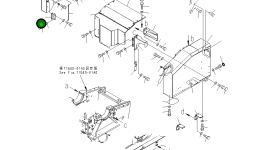 Кронштейн 8240-54-1630 Komatsu