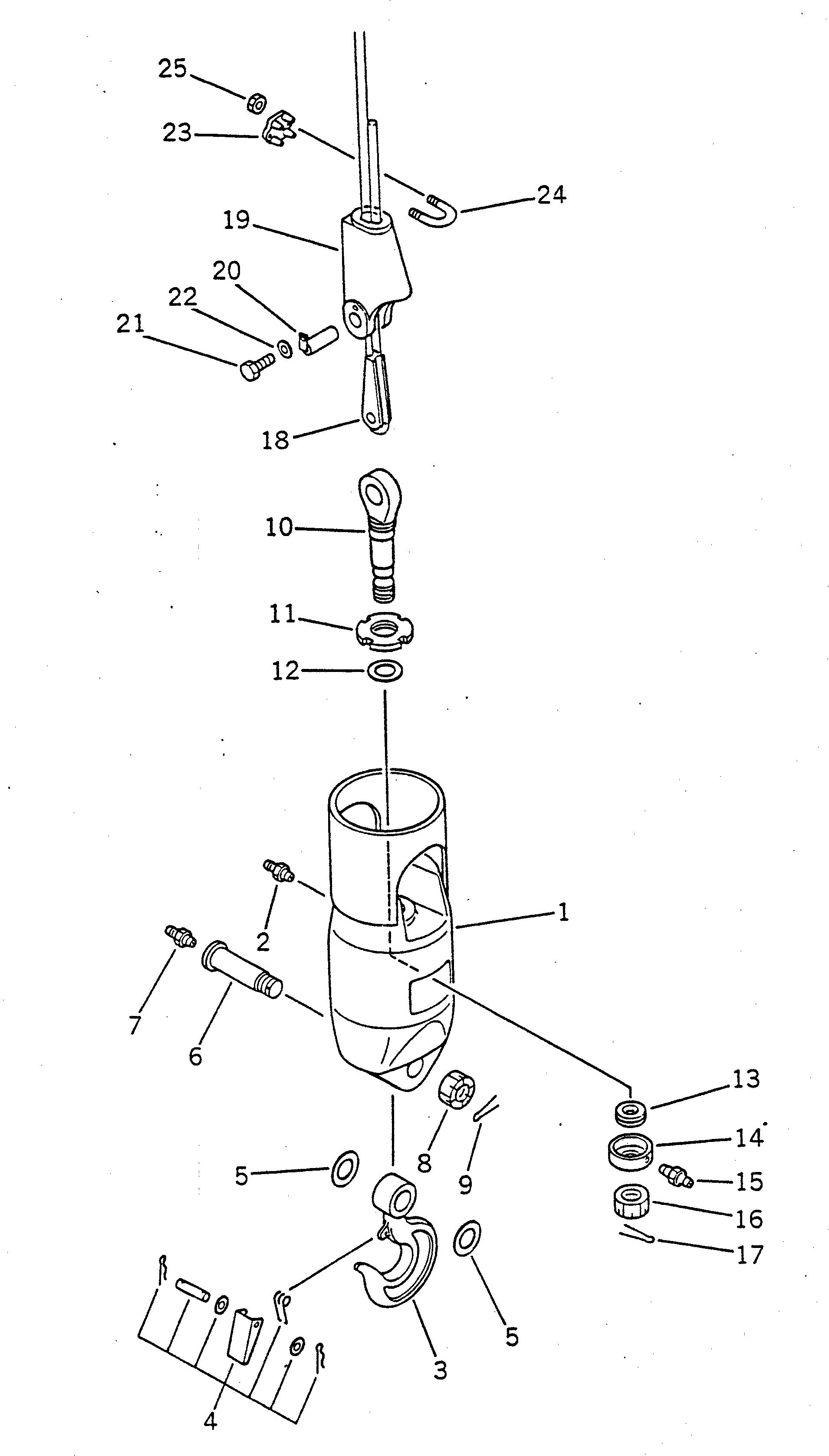 Палец 22W-70-13361M Komatsu
