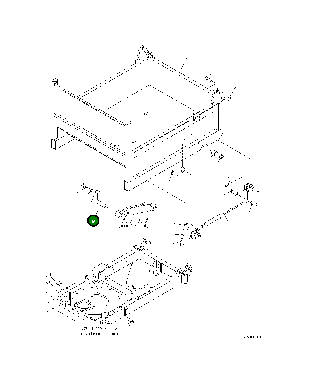 Палец 10B-46-11120 Komatsu