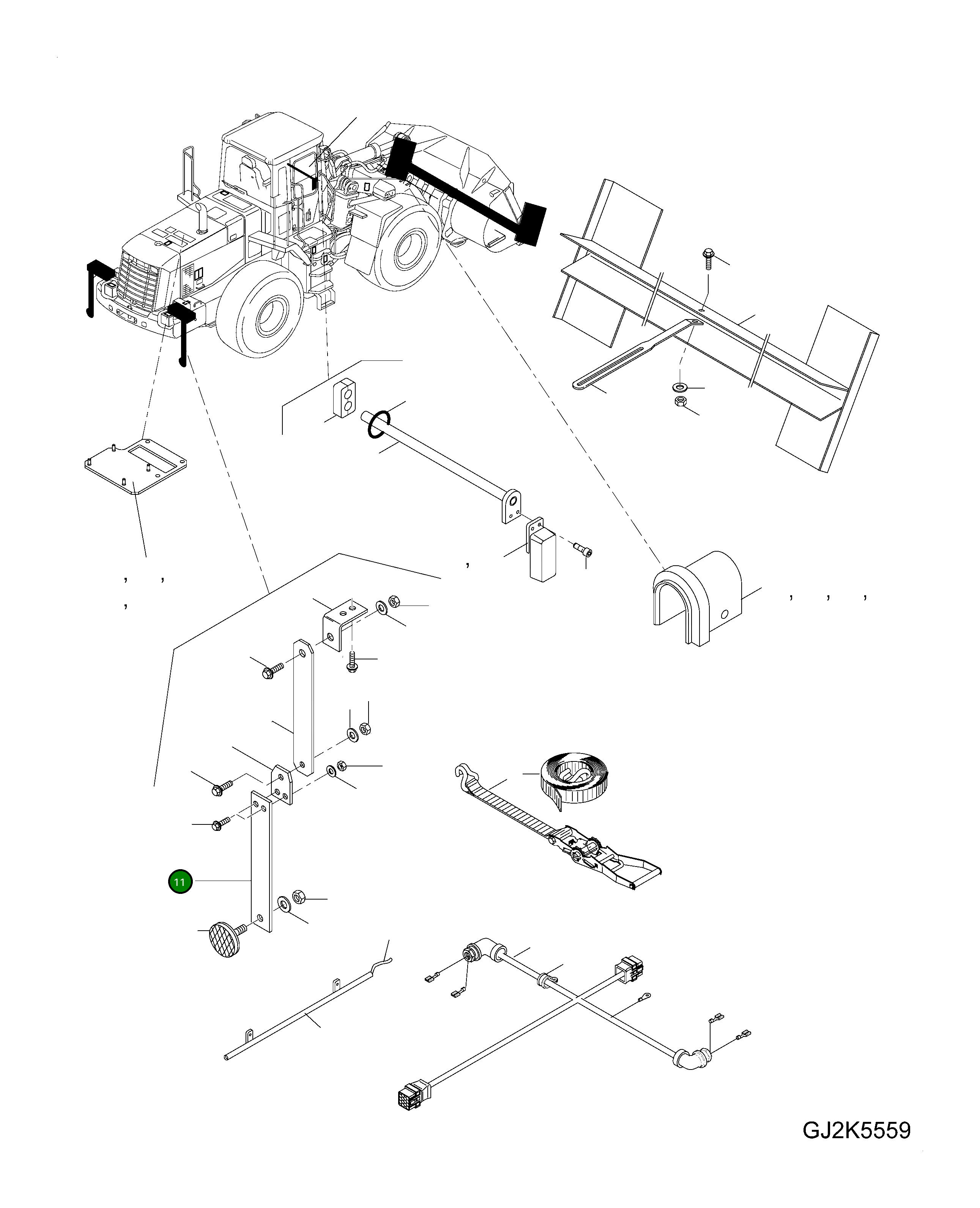 Кронштейн 416-Z81-1240 Komatsu