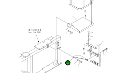 Кронштейн 8233-54-3570 Komatsu