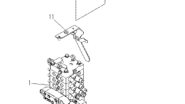 Кронштейн 201-62-83451 Komatsu