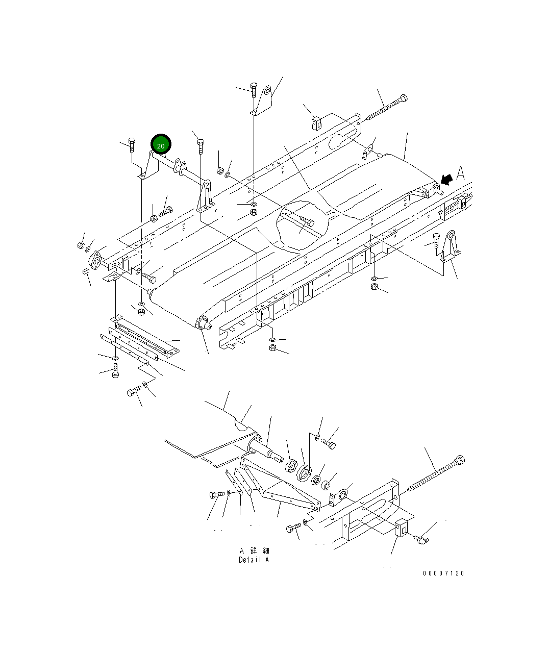 Кронштейн KWKKS-75-11161 Komatsu