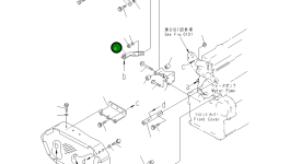 Кронштейн 6207-81-6960 Komatsu