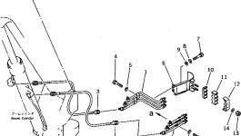 Шланг 20T-62-62561 Komatsu