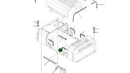 Лист 208-54-75390 Komatsu