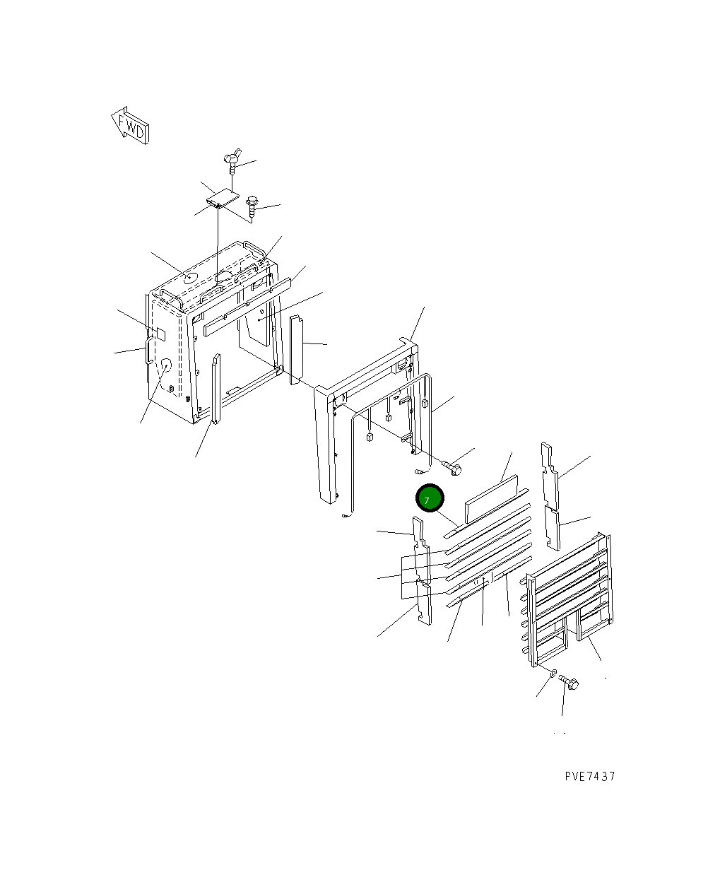 Лист 426-Z84-2320 Komatsu