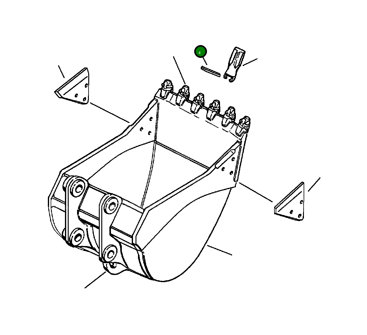 Палец 207-70-A3430 Komatsu