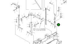 Кронштейн 21T-54-63420 Komatsu
