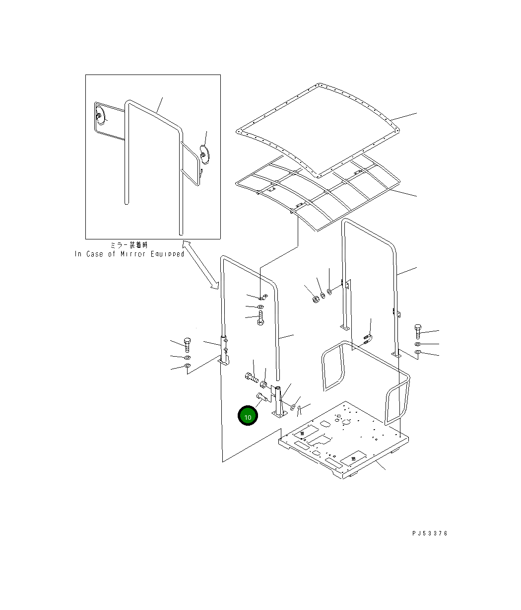 Палец 232-55-13170 Komatsu