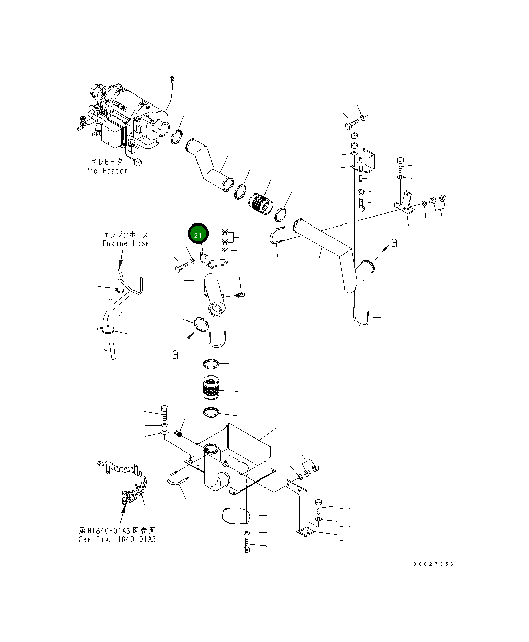 Кронштейн 208-977-7291 Komatsu