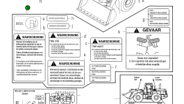 Наклейка 421-K93-H460 Komatsu