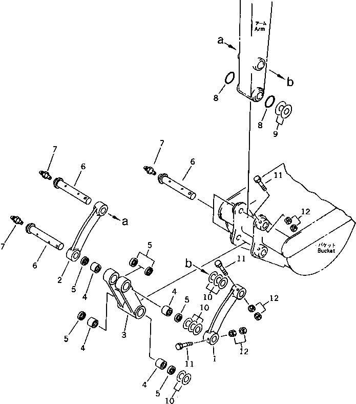 Палец 21X-70-14131 Komatsu