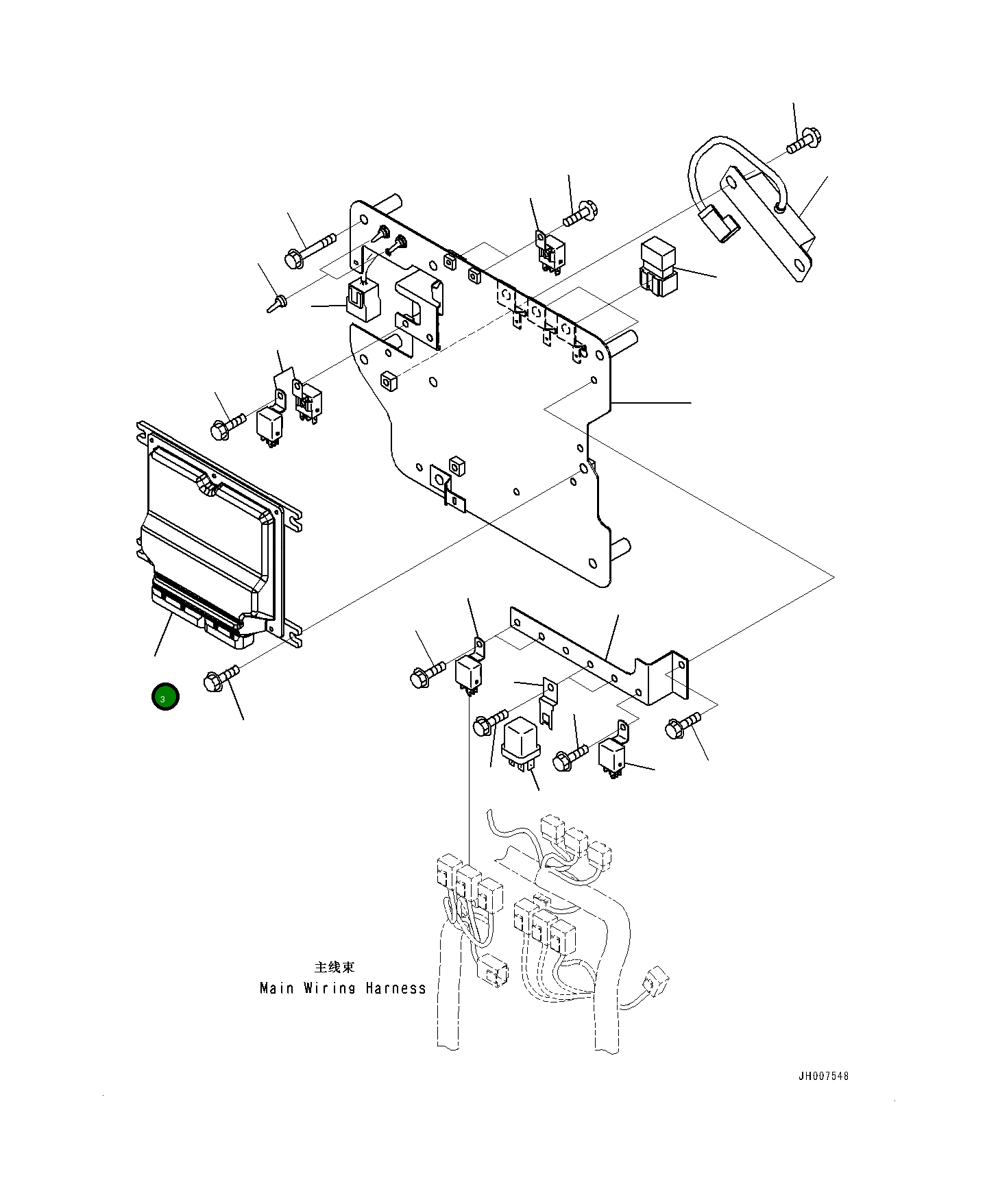 Контроллер 7835-45-5000 Komatsu