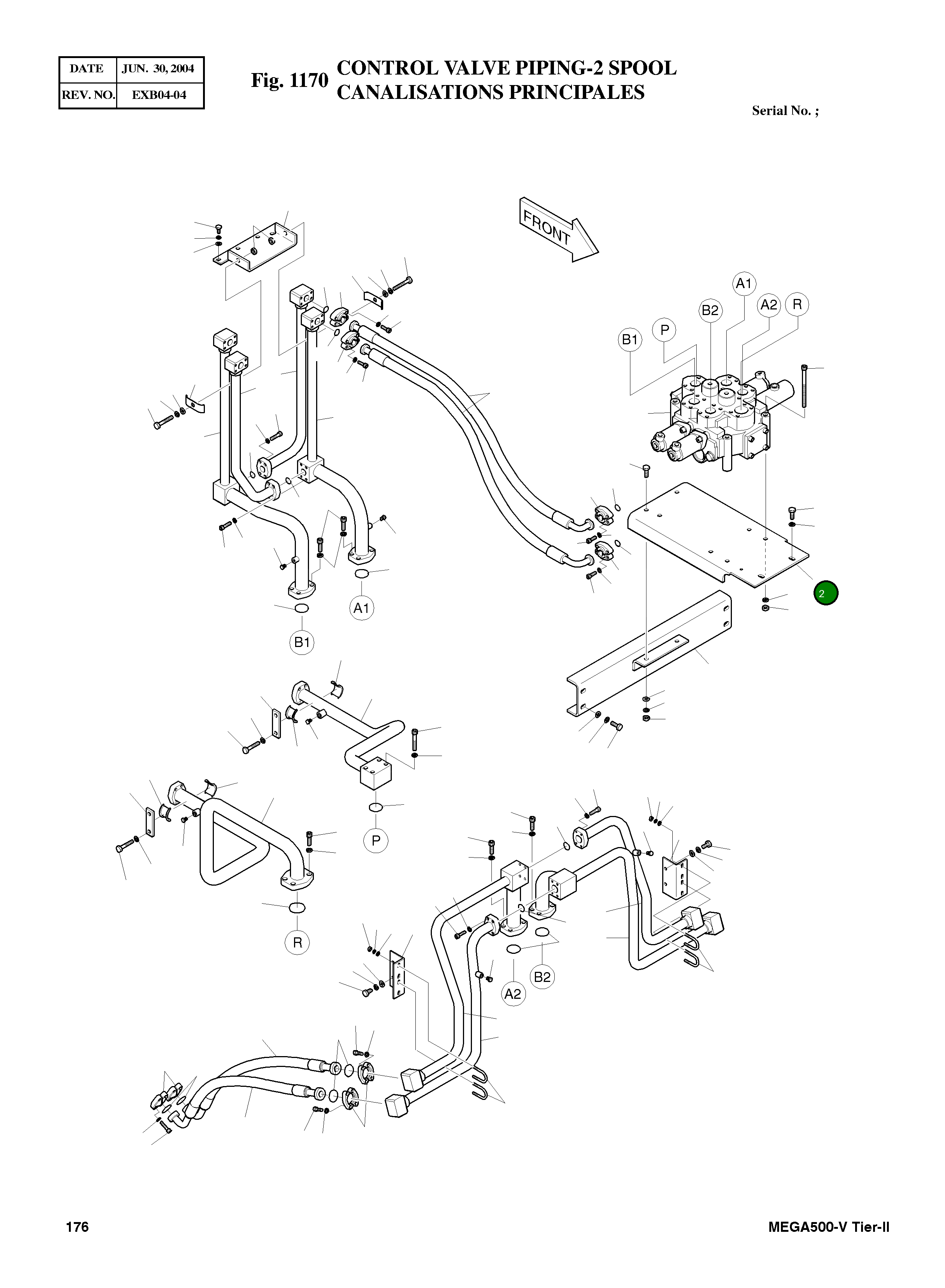 Опора 195-00027 Komatsu