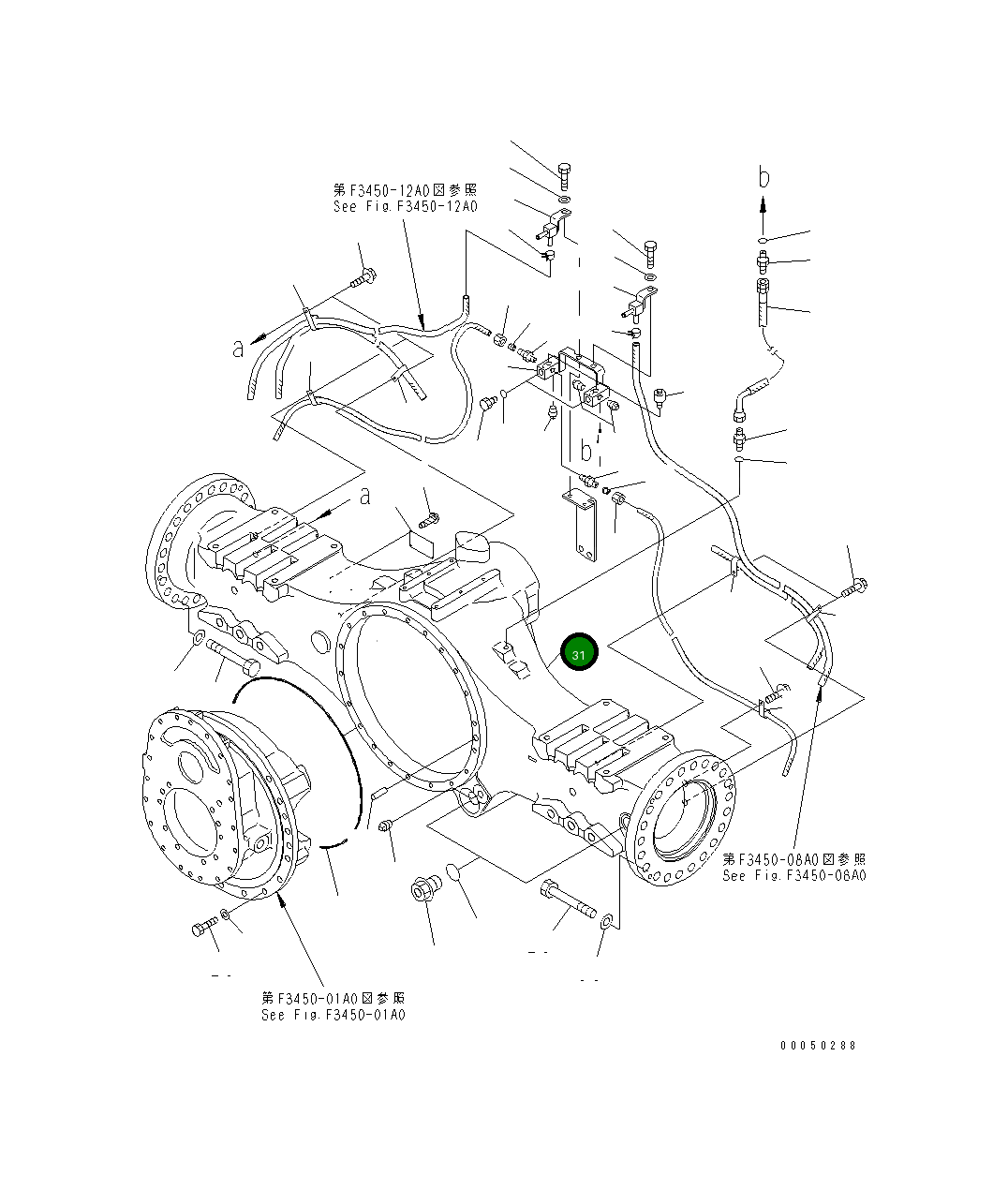 Корпус 56D-23-23122 Komatsu