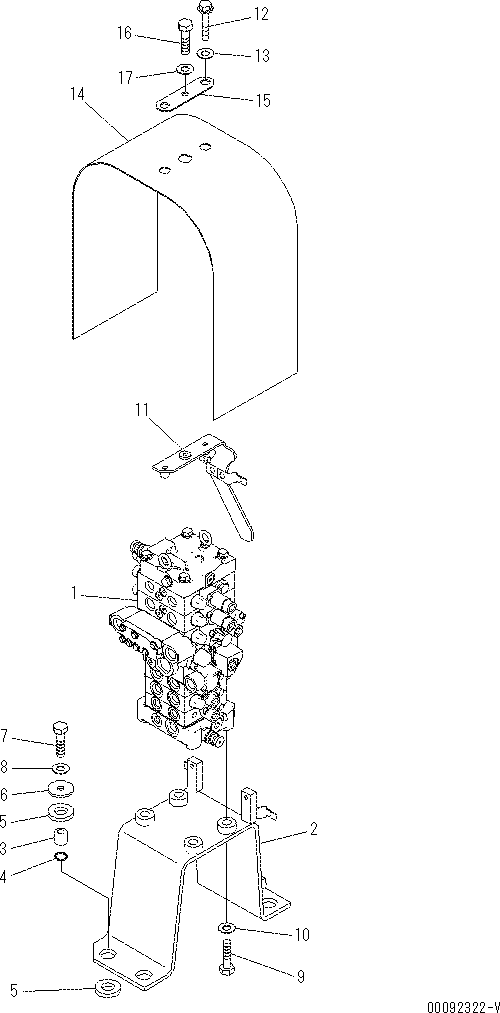 Пластина 201-62-84290 Komatsu