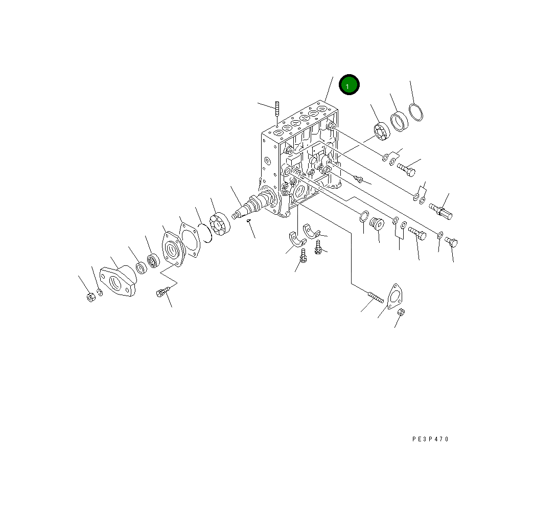 Корпус DK134070-2720 Komatsu