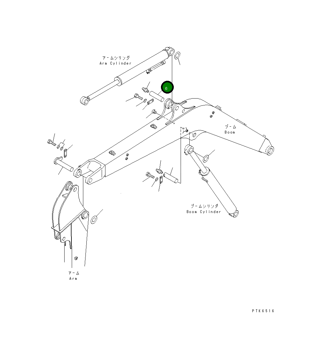 Палец 22F-70-14150 Komatsu