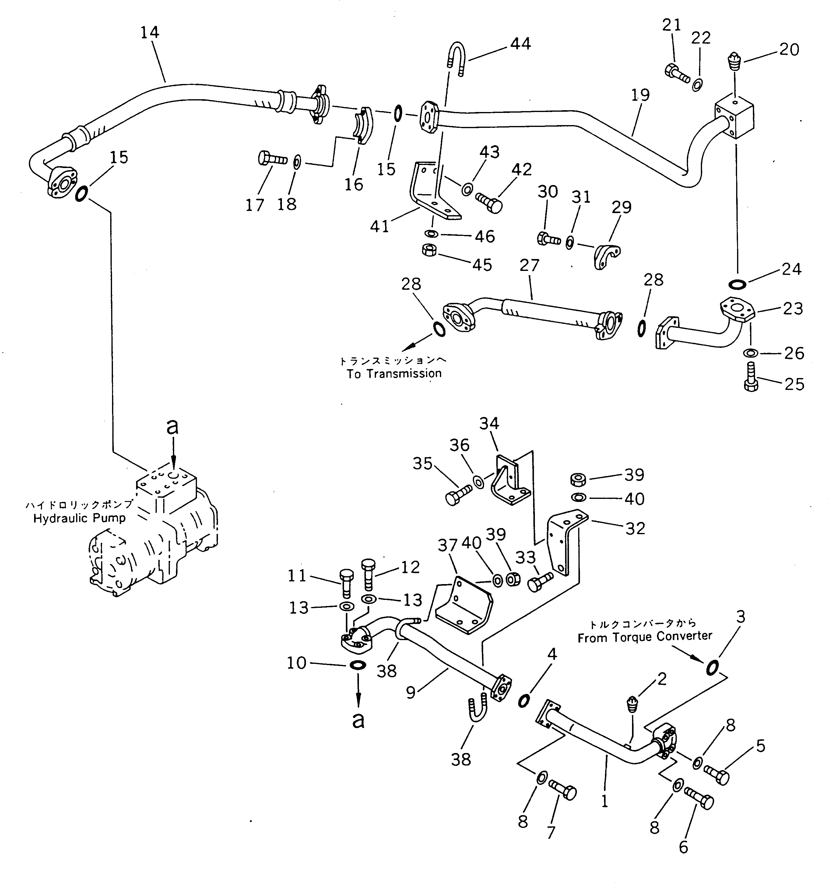 Кронштейн 569-15-46160 Komatsu