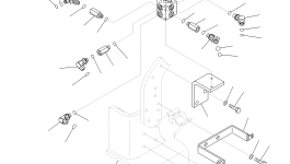 Кронштейн 2A7-62-12130 Komatsu