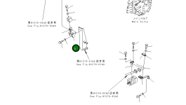 Кронштейн 21M-970-1341 Komatsu
