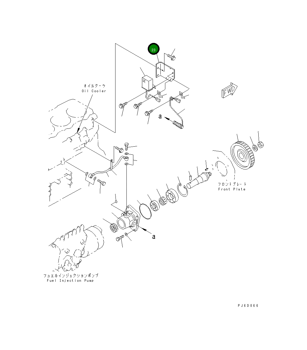 Кронштейн 6222-85-4211 Komatsu