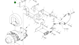 Кронштейн 6263-11-6760 Komatsu