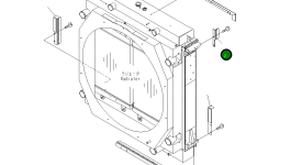 Левый дефлектор 427-54-22180 Komatsu