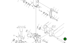 Палец 21X-70-23840 Komatsu
