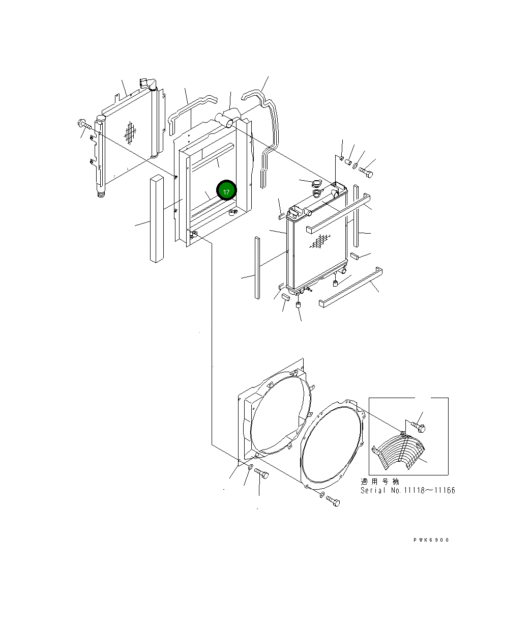 Набивка 20T-03-81820 Komatsu