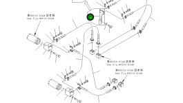 Кронштейн 209-62-K1181 Komatsu