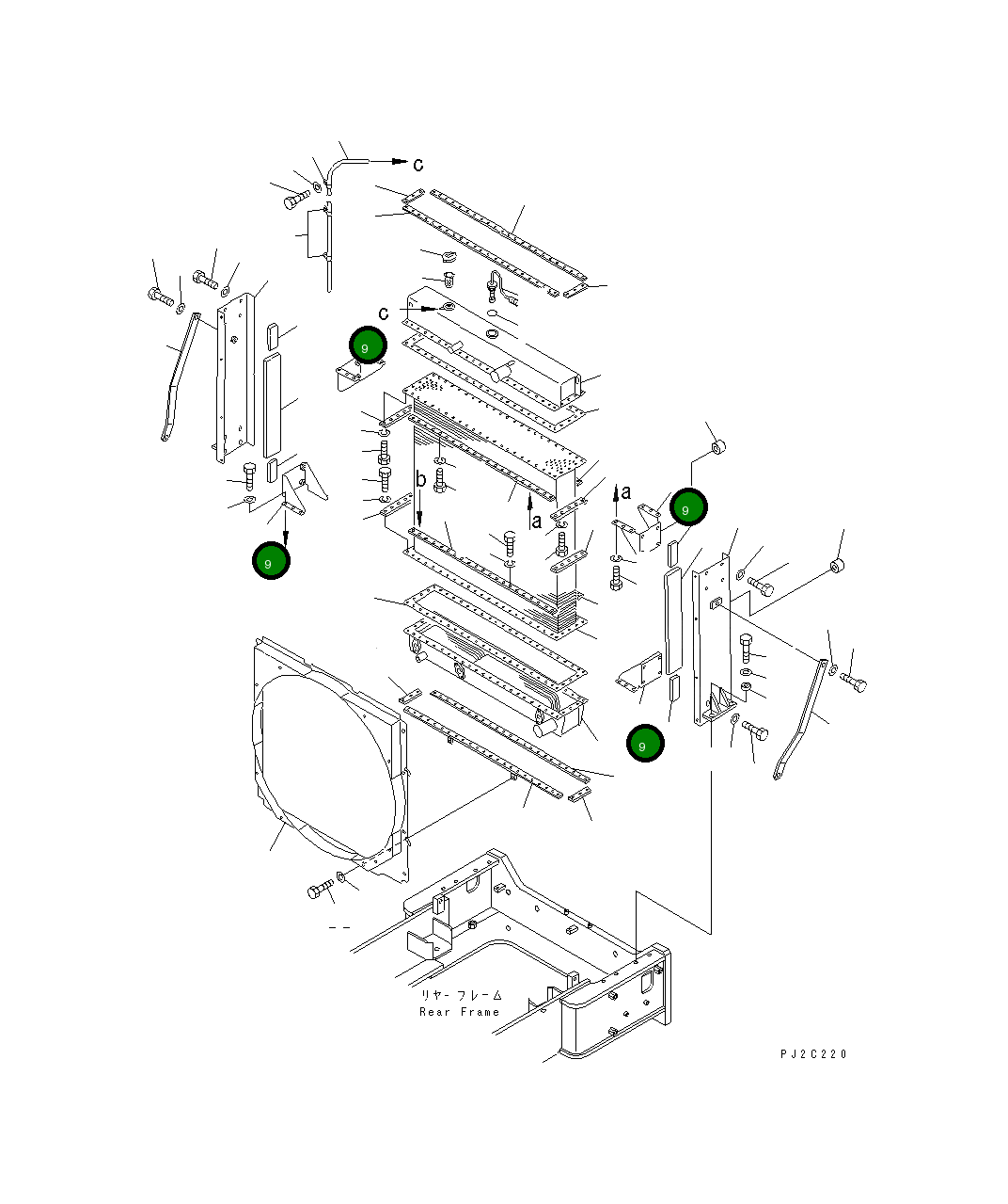 Кронштейн 425-03-11161 Komatsu