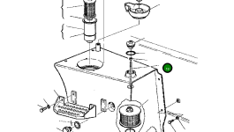 Крепёж масляного фильтра 312613070 Komatsu